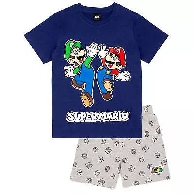 Buy Super Mario Boys Short Pyjama Set NS6587 • 15.55£