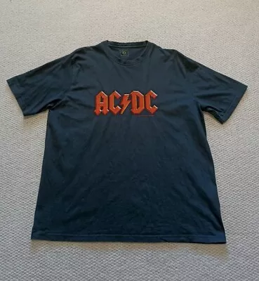 Buy ACDC T-Shirt Men's XL Black Short Sleeve Rock Band Tee • 12.53£