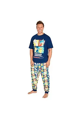 Buy Pokemon Mens Pyjama Set - Bottoms And T-Shirt Short Sleeves Nightwear • 22.49£