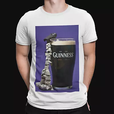 Buy Guiness Storm Troopers T-Shirt - Funny - Beer - Alcohol - Star - Sci Fi - Retro • 8.39£