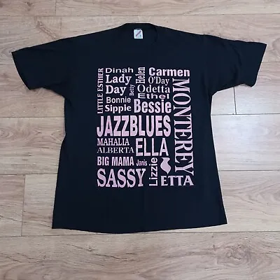 Buy Vintage 1993 Jezees Female Jazz/Blues Legends T-Shirt - Size L - Single Stitch • 11.99£