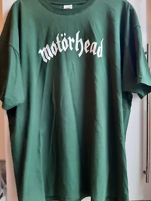 Buy Motorhead Logo T Shirt Green Xxl Fruit Of The Loom Heavy Metal Ace Of Spades  • 10£