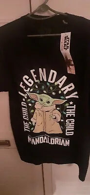 Buy Star Wars Mandalorian The Child Disney Men's Large T Shirt  • 7£