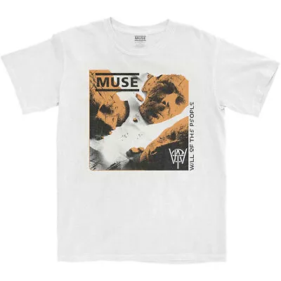 Buy Muse Will Of The People White T-Shirt NEW OFFICIAL • 15.19£