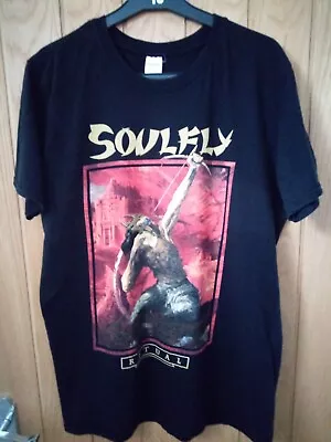 Buy 😎 Official-soulfly ✝️ Ritual 2019 European Tour -t Shirt ( Size L )⭐like New⭐ • 10.51£