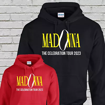 Buy Madonna Unisex Hoodie The Celebration Tour 2023 Concert Sizes Small-2xl • 22£