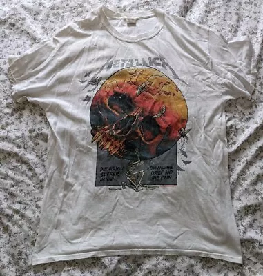 Buy Metallica 2019 Tour T Shirt Size L • 4£