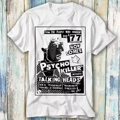 Buy Talking Heads Psycho Killer Band Punk Rock T Shirt Meme Gift Top Tee Unisex 716 • 6.95£