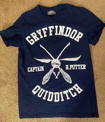Buy Girls Or Boys Youth Harry Potter Short Sleeve Gryffindor T-Shirt Size S • 12.54£