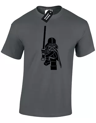 Buy Brick Vader Mens T Shirt Darth Wars Trooper Storm Star Jedi Fan Yoda Big S - 5xl • 8.99£