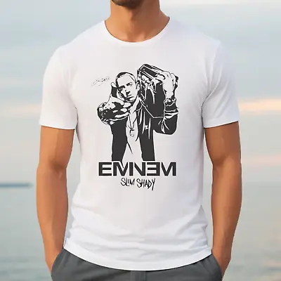 Buy Mens Eminem T Shirt Slim Shady Shirt Mens Marshall Mathers Music Rap Lover Gift • 14.98£