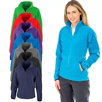 Buy Womens Ladies Fleece Jacket Full Zip Up Warm Classic Micro Fleece Anti Pill Tops • 13.99£