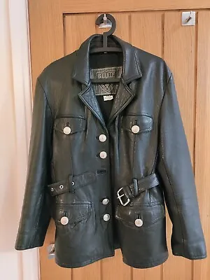 Buy Women Gossip Special Division Real Leather Jacket Large • 30£