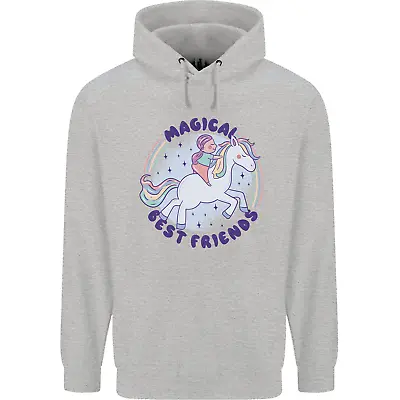 Buy Magical Friends A Girl Riding A Unicorn Mens 80% Cotton Hoodie • 19.99£
