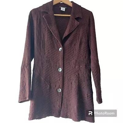 Buy Ghost Vintage Blazer Size Medium Brown Y2K 00's Embroidered Jacket Made In Engla • 30£