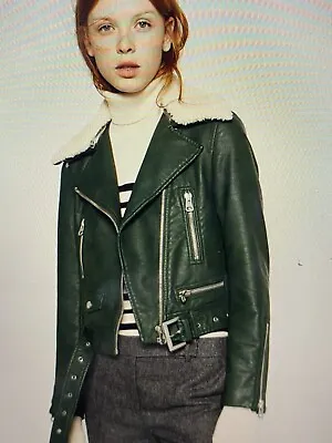 Buy Ladies Zara Faux Leather Jacket • 25£