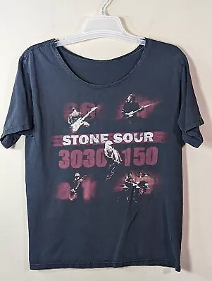 Buy Vintage Womens Stone Sour  30/30 150 Single Promo T-Shirt 2006 Size Large Metal • 18.94£