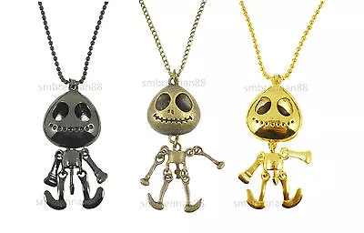 Buy Alien Skeleton Quirky Jack Skellington Halloween Costume Jewellery Necklace • 5.99£