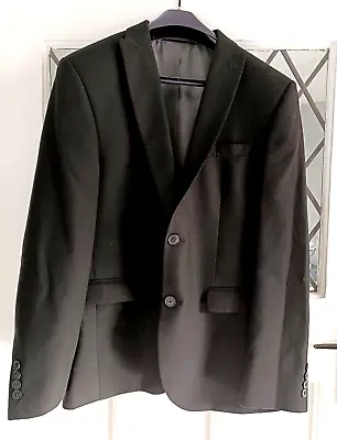 Buy Mens Smart Black Jacket- Next Tailoring -formal Slim Fit Suit Jacket- 40s- Vgc • 20£