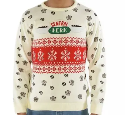 Buy Extra Small 36  Chest Friends Central Perk Christmas Xmas Ugly Jumper Sweater XS • 14.99£