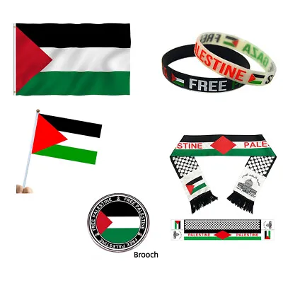 Buy Palestine Palestinian Flag 5ft X 3ft Eyelets Fast Despatch Premium Polyester • 4.84£