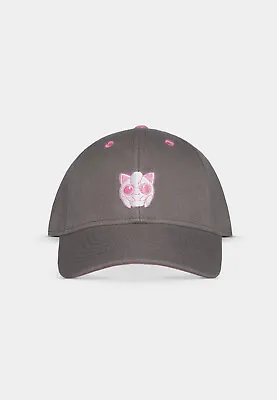 Buy Pokemon Jigglypuff Pink Tint Grey Snapback Cap • 22.99£