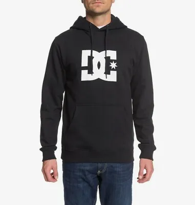 Buy DC Shoes Star Logo Pullover Hoodie Black Red Blue S M L XL New With Tags • 25.99£
