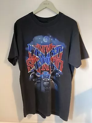 Buy Vintage Lynyrd Skynyrd 20th Anniversary T-Shirt Size L Single Stitch 1990’s • 34.99£