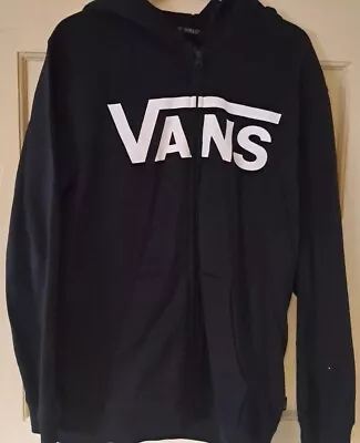 Buy VANS Black Zip Up Hoody Men's/Woman's Extra Large XL • 25£
