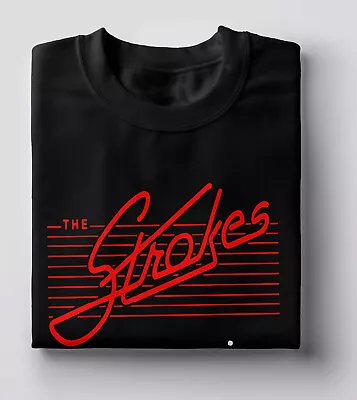 Buy The Strokes Hand Drawn Logo - Indie Band New York Red Logo. • 11.99£