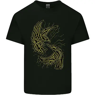Buy The Viking Raven Symbol Odin Ragnar Tribal Mens Cotton T-Shirt Tee Top • 8.75£