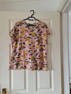 Buy Ladies Camouflage Print Top. Size 12 • 1£