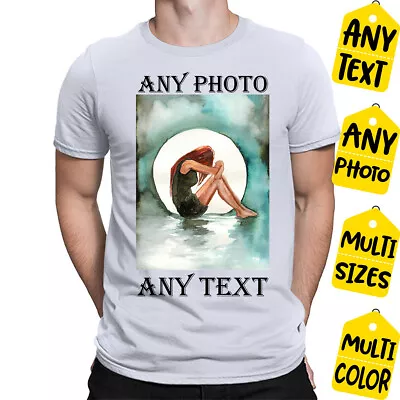 Buy Personalised T Shirt Custom Logo Photo Text Shirt Printed Stag Do Hen Party #H • 14.49£