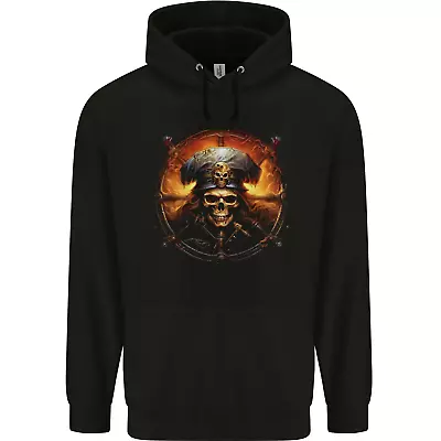 Buy Pirate Skull 7 Mens 80% Cotton Hoodie • 19.99£
