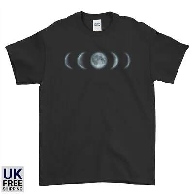 Buy The Phases Of The Moon Full Moon Eclipse Space Galaxy Men Women Kids T-Shirt  • 13.99£