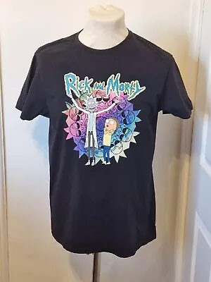 Buy Rick And Morty Difuzed T Shirt Mens Black Size L Short Sleeved Graphic Print  • 10£