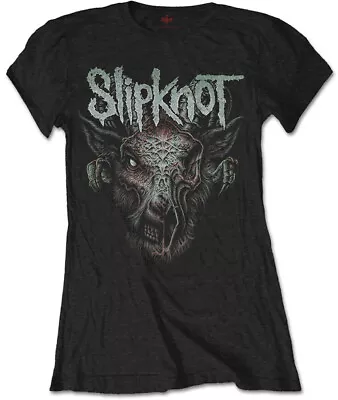 Buy Slipknot Infected Goat Black Womens Fitted T-Shirt OFFICIAL • 16.59£