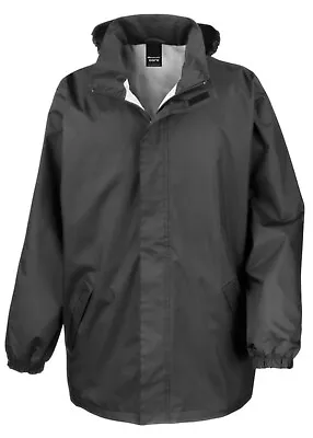 Buy Midweight Hooded Waterproof Long Windproof Work Jacket 2000mm Breathable • 19.99£