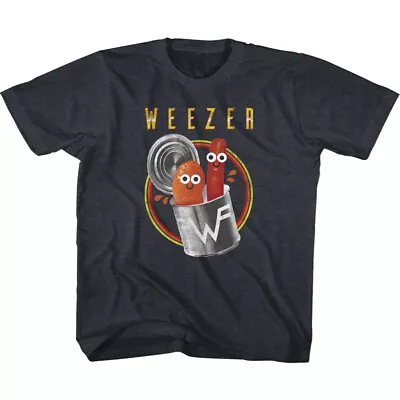 Buy Weezer W Logo Pork & Beans Can Youth T Shirt Rock Music Merch • 31.64£