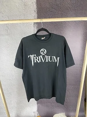 Buy FotL Trivium Vintage Y2k European Tour Tee Shirt Rare • 37.20£