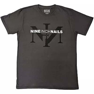 Buy Nine Inch Nails Icon & Logo Grey Unisex T-Shirt New & Official Merchandise • 16.35£