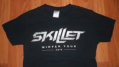 Buy (2 Sided) Small SKILLET Metal Christian Band 2015 Winter Tour Rock Concert Shirt • 33.75£
