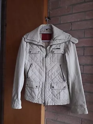 Buy Ladies Superdry Leather Jacket Size Large (bust 38 ) • 25.99£