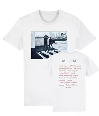 Buy Depeche Mode 2023 Front And Back Design Memento Mori Tour White Unisex T-shirt • 21.90£