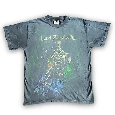 Buy LED ZEPPELIN 1997 Vintage Stairway To Heaven All Over Print Shirt L Winterland • 100£