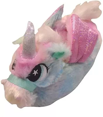 Buy Kids Girls Novelty Unicorn Rainbow 3D Slippers 8 9 10 11 12  • 6.95£