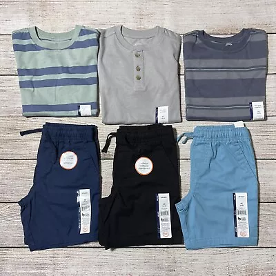 Buy Boys Size XS (4-5) Lot Of Clothes For Spring And Summer. NWT! T-Shirts & Shorts • 31.94£