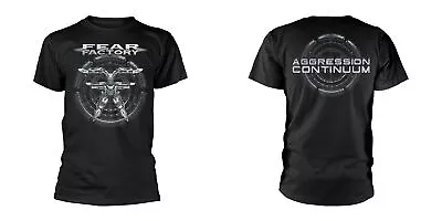 Buy Fear Factory - Aggression Continuum (NEW MENS FRONT & BACK PRINT T-SHIRT ) • 18.02£