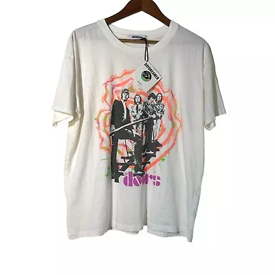 Buy Daydreamer The Doors Spiral Merch Tee Vintage White NWT Small • 57.64£