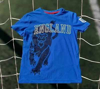 Buy ENGLAND Football Team. Children's Blue Football T-Shirt. Age 4-5 Years • 2.99£